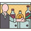 Bartender Drinks Alcohol Icon