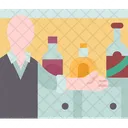 Bartender Drinks Alcohol Icon