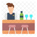 Bar Drink Man Icon