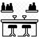 Bar Theke Getrank Symbol