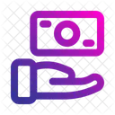 Barzahlung bei Lieferung  Symbol