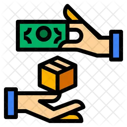 Barzahlung bei Lieferung  Symbol