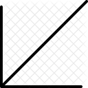 En Bas A Gauche En Diagonale Icône