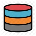 Base De Datos Almacenamiento Servidor Icon