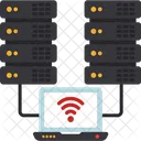 Base De Datos Servidor Nube Icono