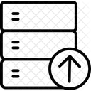 Base De Datos Carga En Rack Carga En Servidor Icono