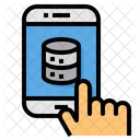 Smartphone Transferencia Transferencia De Datos Icono