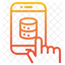 Smartphone Transferencia Transferencia De Datos Icono