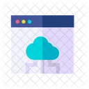 Base De Datos Servidor Almacenamiento Icono