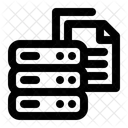 Base De Datos Almacenamiento De Datos Dbms Icono