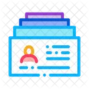 Cliente Base De Datos Estrategia Icono
