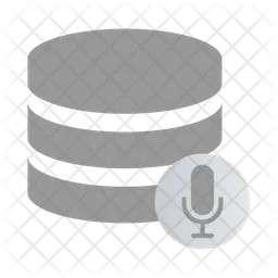 Base de datos del micrófono  Icono