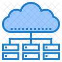 Base De Datos Distribuida Distribuida Red Icon