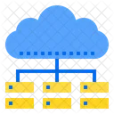 Base De Datos Distribuida Distribuida Red Icon