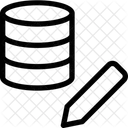 Edicion De Base De Datos Dispositivo Servidor De Edicion Icono