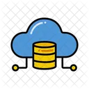 Base De Datos En La Nube Base De Datos Nube Icono