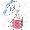Base De Datos En La Nube BD Servicio En La Nube Icon