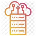 Base De Datos En La Nube Internet Digital Icono