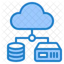 Base de datos en la nube  Icono