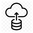 Base De Datos En La Nube Servidor En La Nube Carga Icono