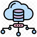 Base de datos en la nube  Icono