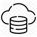 Base de datos en la nube  Icono