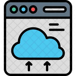 Base de datos en la nube  Icono