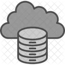 Base de datos en la nube  Icono