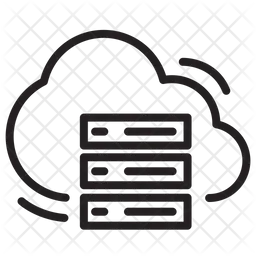 Base de datos en la nube  Icono