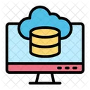 Base de datos en la nube  Icono