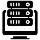 Base De Datos En Linea Alojamiento De Servidores Alojamiento De Bases De Datos Icono