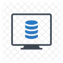 Base De Datos Almacenamiento En Linea Icono