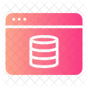 Base de datos en línea  Icono