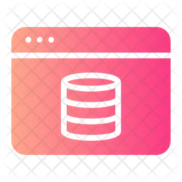Base de datos en línea  Icono