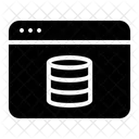 Base De Datos En Linea Servidor En Linea Conexion Al Servidor Icono
