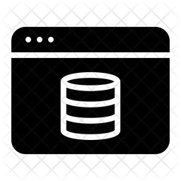 Base de datos en línea  Icono