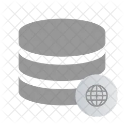 Base de datos en línea  Icono