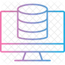 Base De Datos En Linea Red Conexion Icono