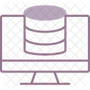 Base De Datos En Linea Red Conexion Icono