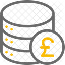 Base De Datos Del Euro Euro Dinero Icono