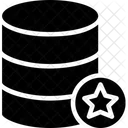 Base De Datos Favorita Como Servidor Estrella De Base De Datos Icono