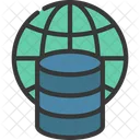 Base De Datos Internet Internet Conectado Icon