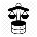 Icono De Justicia Y Corte Icono