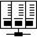 Mainframe De Base De Datos Almacenamiento Base De Datos Icono
