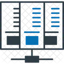 Mainframe De Base De Datos Almacenamiento Base De Datos Icono