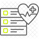 Base De Datos Medica Medica Base De Datos Icono