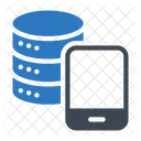 Base De Datos Movil Almacenamiento Icono