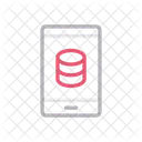 Base De Datos Movil Servidor Icono