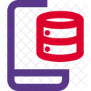 Base de datos móvil  Icono