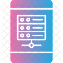 Base De Datos Movil Aplicacion Base De Datos Icono
